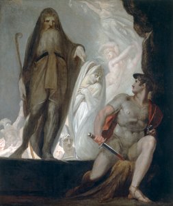 Teiresias sagt Odysseus die Zukunft voraus, 1804-1810 von Johann Heinrich Füssli