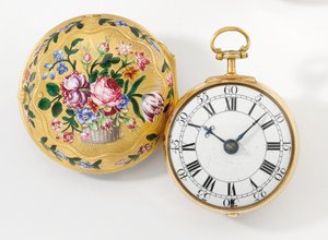 Doppelgehäuse-Taschenuhr, 1758