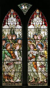 Bakewell, All Saints, Das Lamm Gottes, 1893 von Henry Holiday