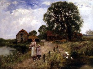 Der Weg am Fluss von Henry John Yeend King