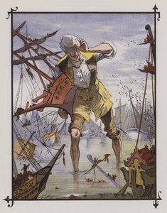 Gulliver in Lilliput von Henri Jules Jean Geoffroy