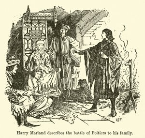 Harry Marland beschreibt seiner Familie die Schlacht von Poitiers von Henry Justice Ford