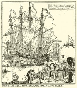 Heinrich VIII. sorgt dafür, dass England eine gute Flotte hat