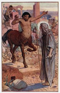 Wie der heilige Antonius einen Zentaur und einen Satyr traf