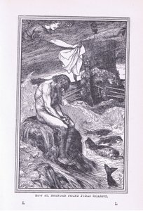 Wie St. Brendan Judas Iskariot fand, 1912 von Henry Justice Ford