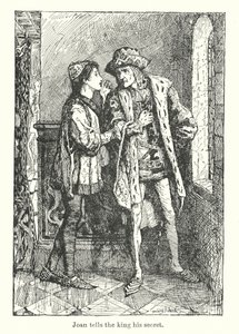 Joan verrät dem König sein Geheimnis von Henry Justice Ford