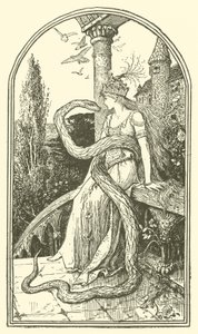 Die verzauberte Schlange (Gravur)