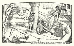 Die Wächter werden beim Schlafen erwischt (Gravur) von Henry Justice Ford