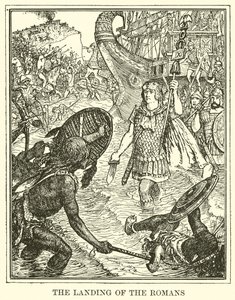 Die Landung der Römer von Henry Justice Ford