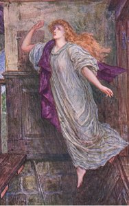 Der Tod von Amy Robsart, der Gräfin von Leicester, Illustration aus 