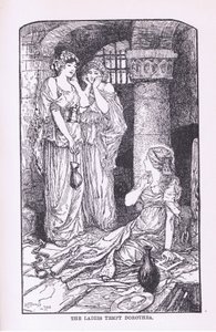 Die Damen versuchen Dorethea zu verführen, 1912 von Henry Justice Ford
