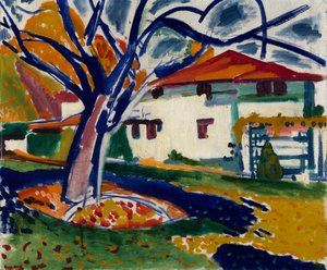 Blaue Bäume, 1915-1916 von Henry Lyman Saÿen