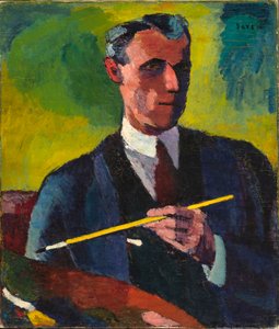 Selbstporträt (1910-1913) von Henry Lyman Saÿen