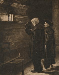 Greenwich-Pensionäre am Grab von Nelson