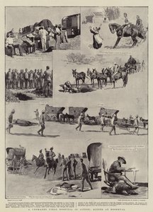 Ein Feldlazarett der Yeomanry im Einsatz, Szenen bei Roodeval