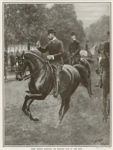 König Georgs täglicher Ausritt im Hyde Park