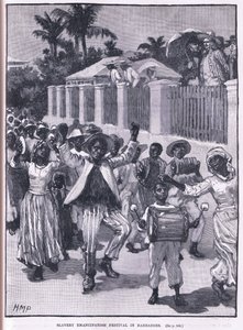 Sklavenemanzipationsfest in Barbados 1834 von Henry Marriott Paget