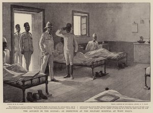 Der Vormarsch im Sudan, eine Inspektion im Militärkrankenhaus in Wady Halfa
