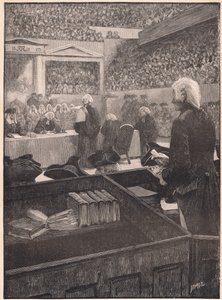 Der Prozess gegen Warren Hastings, 1788 von Henry Marriott Paget