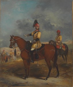 Ein Offizier der 1. Bengalischen Irregulären Kavallerie von Henry Martens