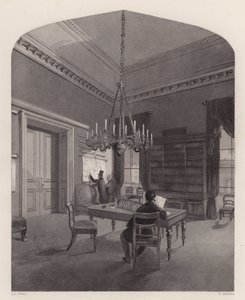 Kartenraum des United Service Clubs, Westminster, London von Henry Melville