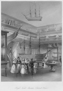 Royal Naval Museum, Somerset House, ca. 1841