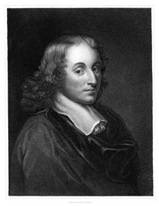 Blaise Pascal, französischer Philosoph, Mathematiker, Physiker und Theologe des 17. Jahrhunderts, um 1830