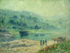Eine Bucht in der Bretagne