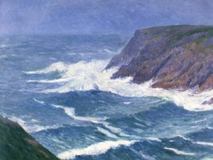 Île de Groix, Küstenlandschaft Eingang zum Hafen Saint Nicolas, 1908