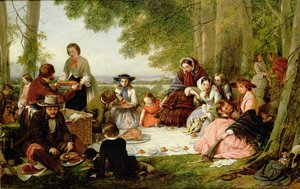 Ein Picknick, 1857 von Henry Nelson ONeil