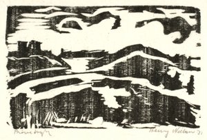Landschaft mit Hügeln