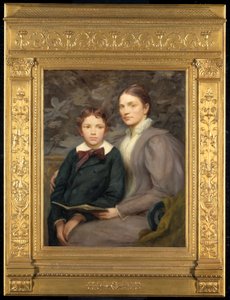 Mrs. William T. Evans und ihr Sohn, 1895 von Henry Oliver Walker
