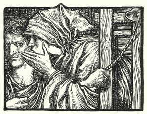 Matthew Arnold Gedicht: Die Stimme (Gravur) von Henry Ospovat
