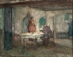 Und er verschwand aus ihrem Blick, ca. 1898 von Henry Ossawa Tanner