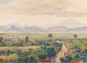 Ansicht von Cuernavaca, spätes 19. - frühes 20. Jahrhundert