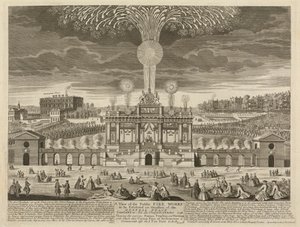 Feuerwerk nach Aix-la-Chapelle von Henry Overton