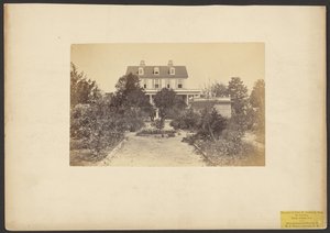 Herrenhaus von John E. Seabrook, vom Garten aus. Edisto Island, South Carolina von Henry P. Moore