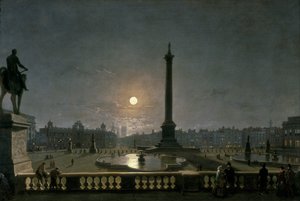 Trafalgar Square bei Mondlicht, ca. 1865