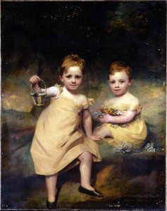 Doppelporträt von William Thorold Wood und Charles Thorold Wood