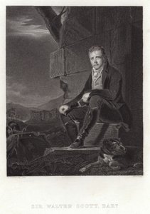 Porträt von Sir Walter Scott