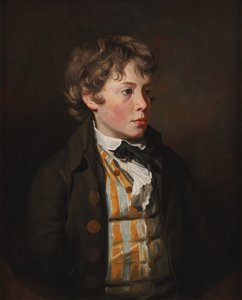 Porträt eines Jungen in einer gestreiften Weste von Henry Raeburn