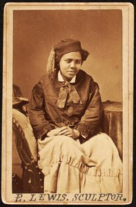 Carte de visite von Edmonia Lewis, ca. 1870 von Henry Rocher