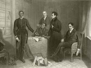 Jan Tzatzoe, Andries Stoffles, Rev Dr Philip und Rev Mess Read, Senior und Junior