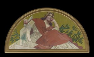 Muse der Tragödie, 1893 von Henry Siddons Mowbray