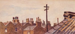 Dächer von Rounton Road, ca. 1930