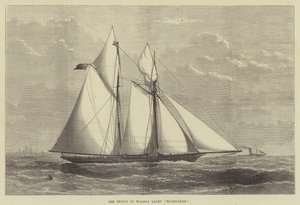Die Yacht Hildegarde des Prinzen von Wales von Henry Spernon Tozer
