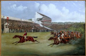 Pferderennen: „Gladiator kam 1865 an“ von Henry Sr Alken
