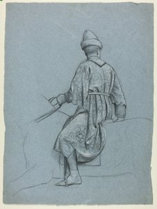 Mann zu Pferd von Henry Stacy Marks