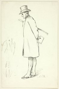 Studie für Figur in Bischofsvisitation von Henry Stacy Marks