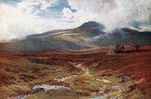 Ein Moor nahe Killin, Perthshire von Henry Sutton Palmer
